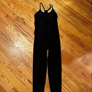 NWOT Victoria’s Secret Pink Black Bodysuit Sz M